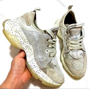 STEVE MADDEN Mescal Low Top Chunky Sneaker - Grey Camo womens size 8.5